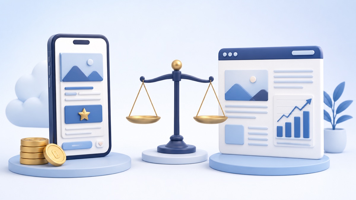 noteとWordPressの収益化を比較するイメージ
